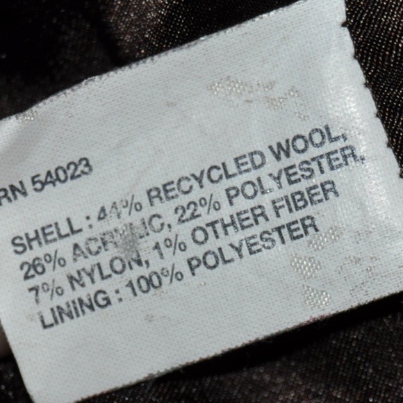 GAP Kids Metallic Plaid Wool Blend Tweed Jacket - Picture 5 of 6